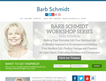 Tablet Screenshot of barbschmidt.com